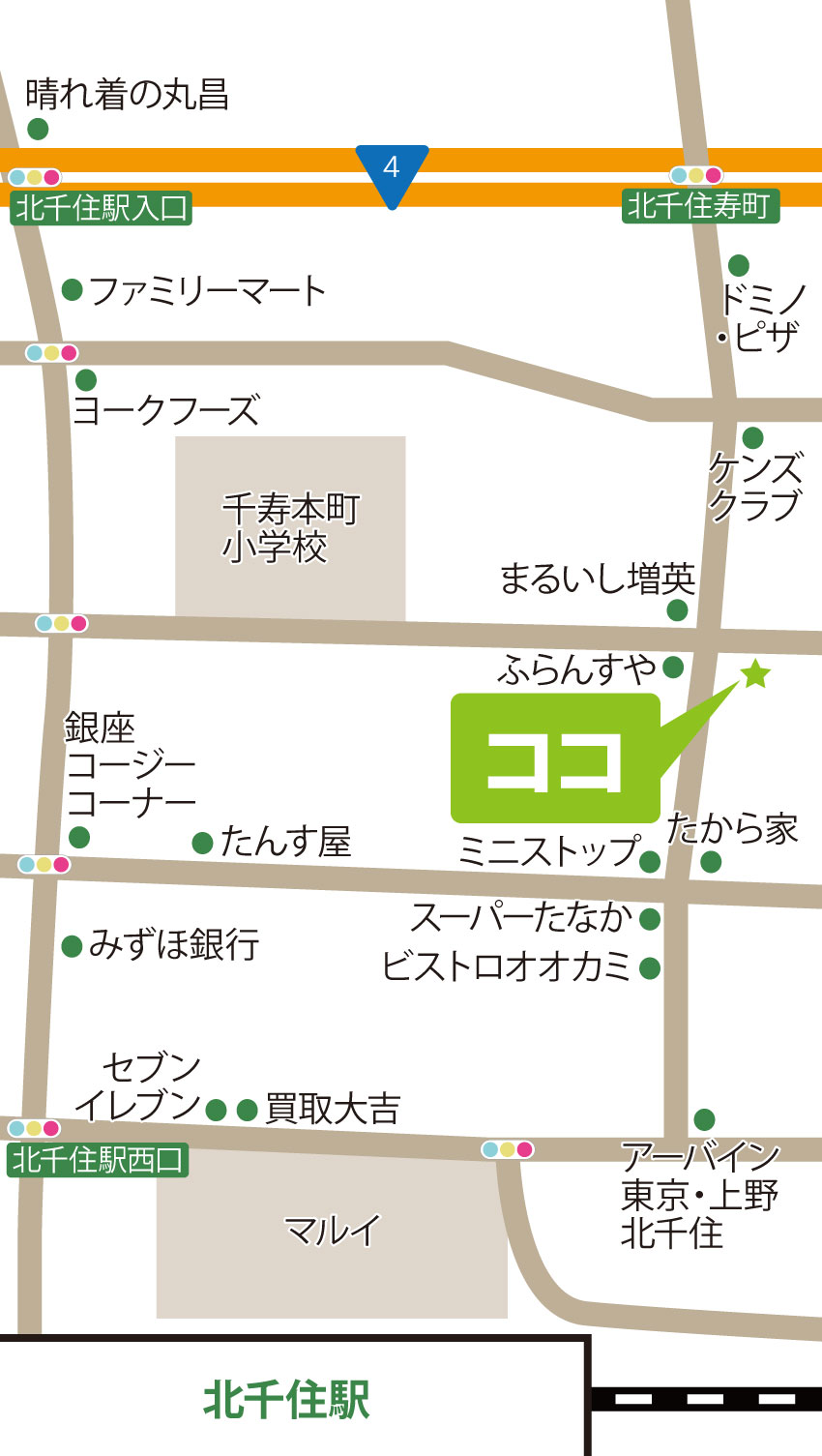 よもぎ蒸しサロン Mii マップ